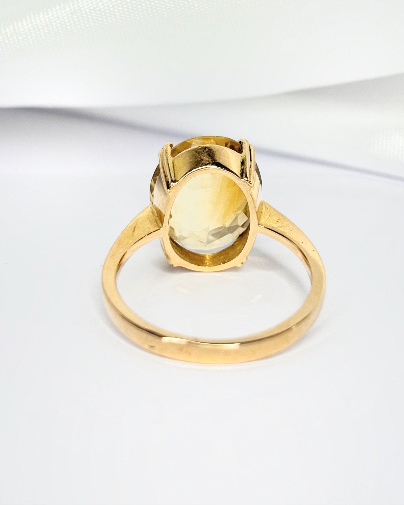 Bague Cocktail Citrine 5 carats "Maurine" - Elliade Paris