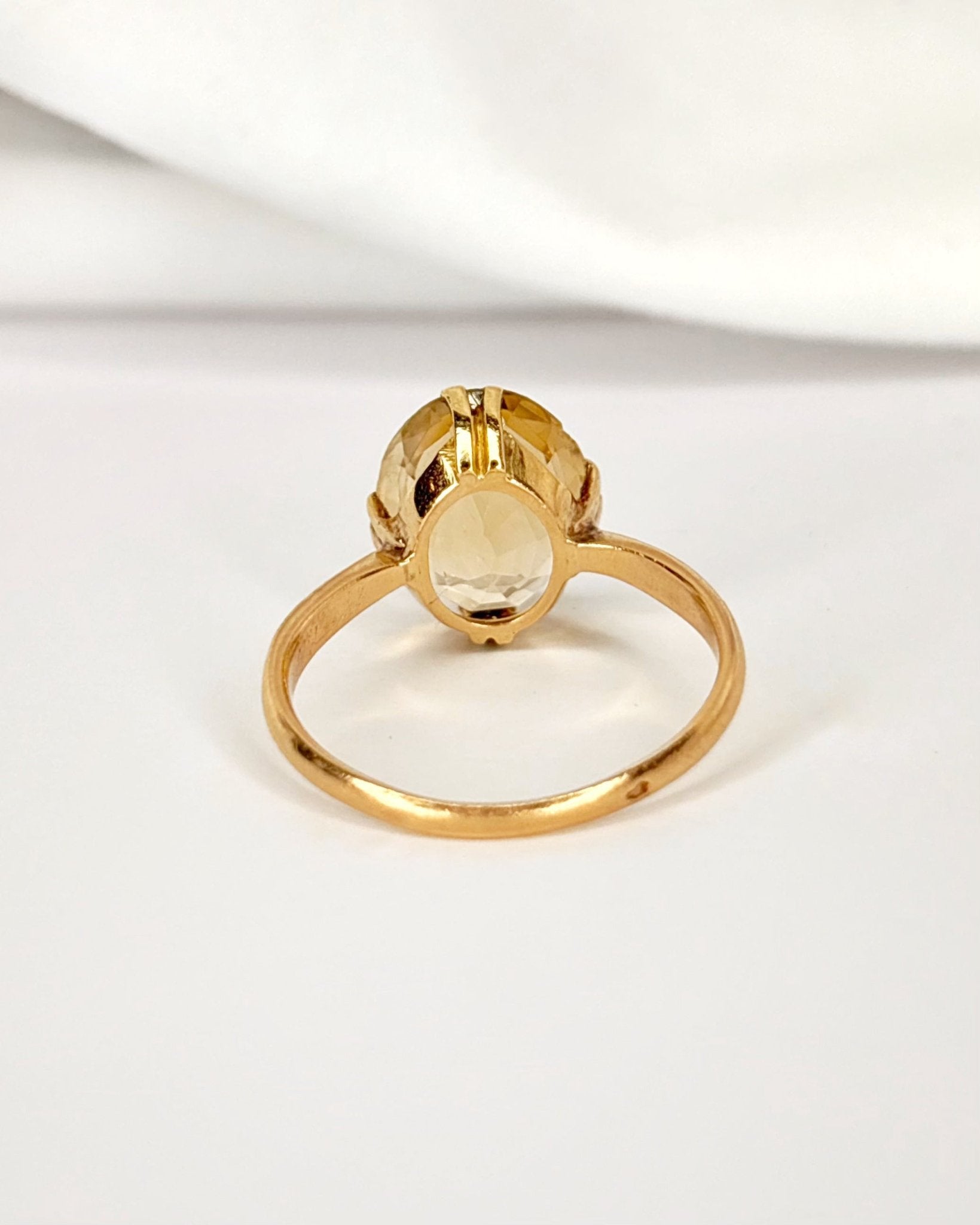 Bague Cocktail Citrine 5.40 carats "Albane" - Elliade Paris