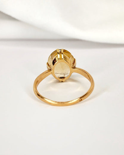 Bague Cocktail Citrine 5.40 carats "Albane" - Elliade Paris