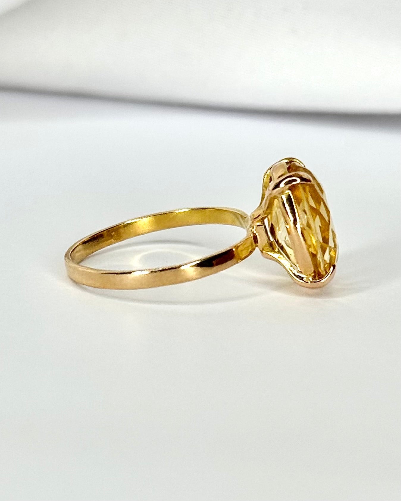 Bague Cocktail Citrine 5.62 carats "Julie" - Elliade Paris