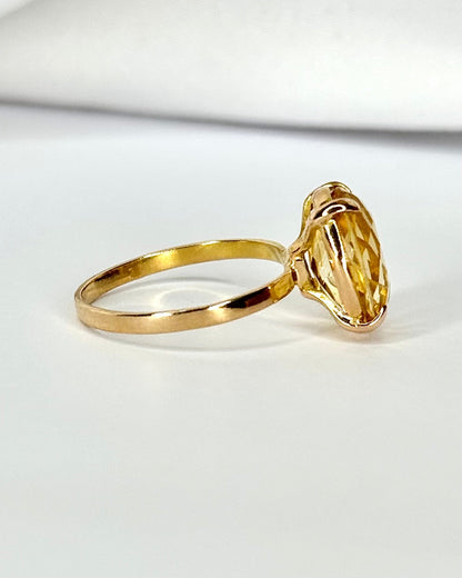 Bague Cocktail Citrine 5.62 carats "Julie" - Elliade Paris