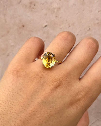 Bague Cocktail Citrine 5.62 carats "Julie" - Elliade Paris