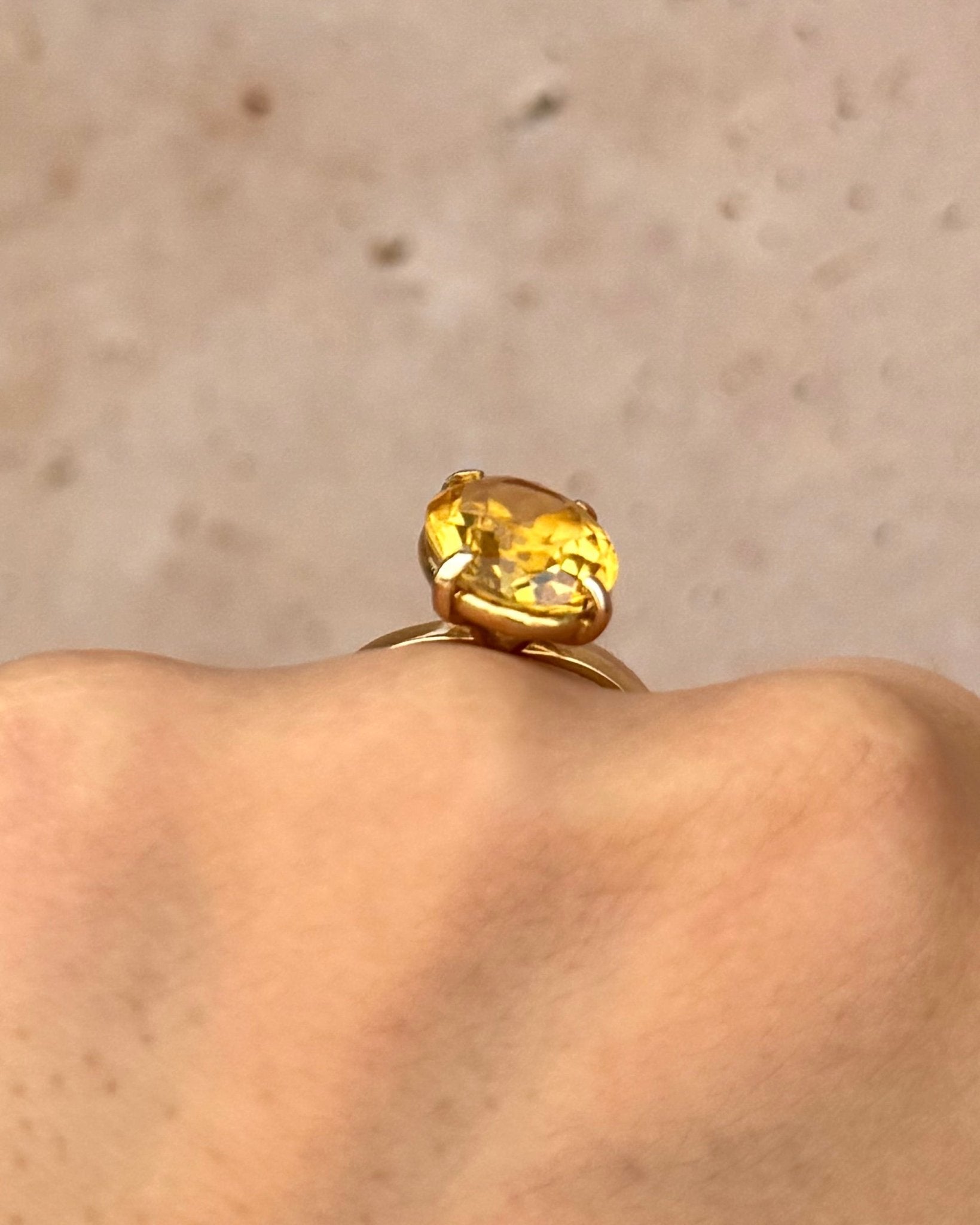 Bague Cocktail Citrine 5.62 carats "Julie" - Elliade Paris
