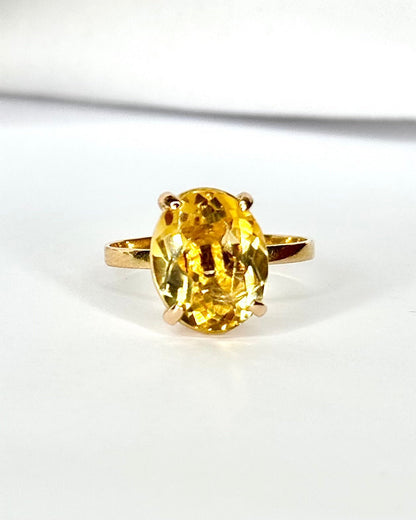Bague Cocktail Citrine 5.62 carats "Julie" - Elliade Paris