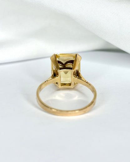 Bague Cocktail Citrine 6 carats &quot;Johanna&quot; - Elliade Paris