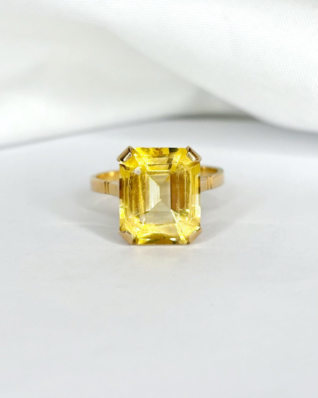 Bague Cocktail Citrine 6 carats &quot;Johanna&quot; - Elliade Paris