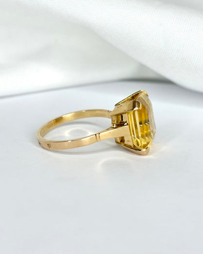 Bague Cocktail Citrine 6 carats &quot;Johanna&quot; - Elliade Paris