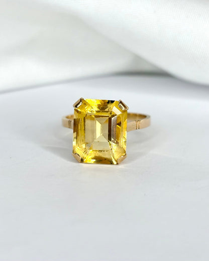 Bague Cocktail Citrine 6 carats &quot;Johanna&quot; - Elliade Paris
