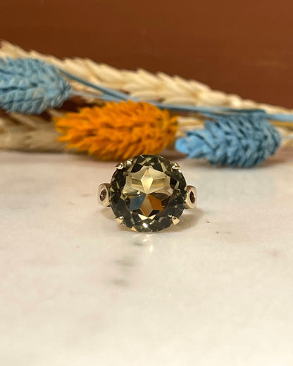 Bague Cocktail Citrine 8.60 Carats &quot;Zita&quot; - Elliade Paris