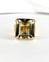 Bague Cocktail Citrine Champagne 15.20 carats & Or 8,74g "Phillipine" - Elliade Paris