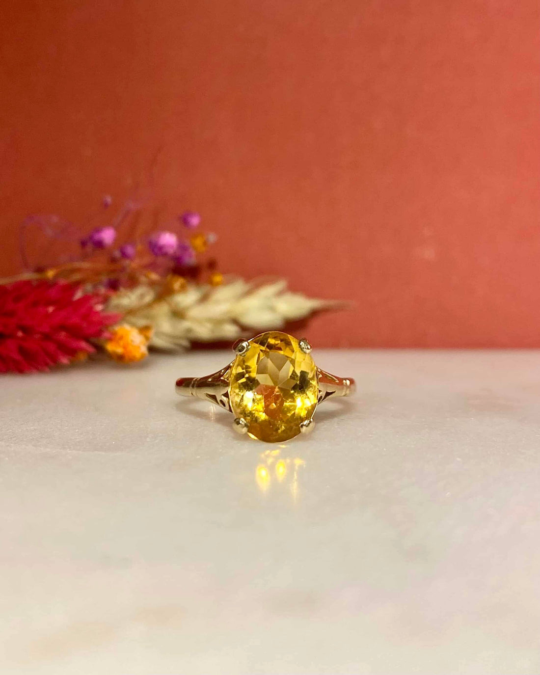 Citrine Cocktail Ring 2.20 carats “Denise”