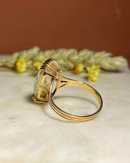 Bague cocktail citrine &quot;Martina&quot; - Elliade Paris
