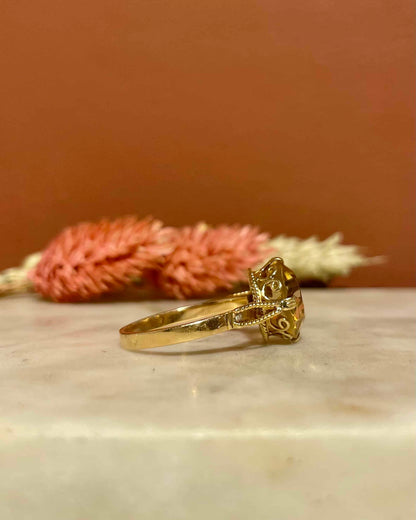 Bague Cocktail Citrine 4.40 carats &quot;Saydee&quot;