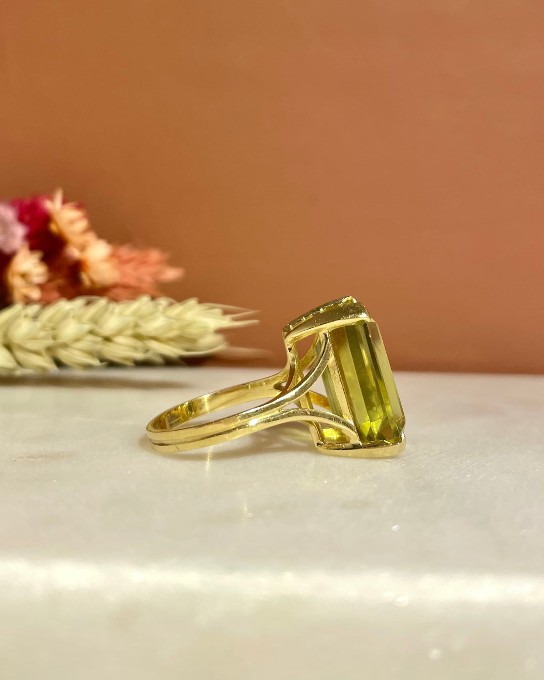 Bague Cocktail Citrine 10.80 Carats &quot;Liza&quot;