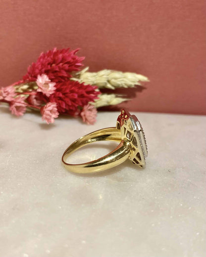 Bague Vintage 55 Diamants 0.55 carat &quot;Elizabeth&quot;