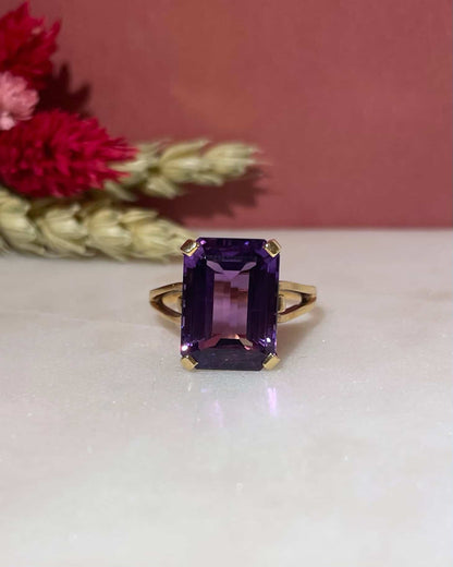 Bague Cocktail Améthyste 6.10 carats &quot;Paolina&quot;