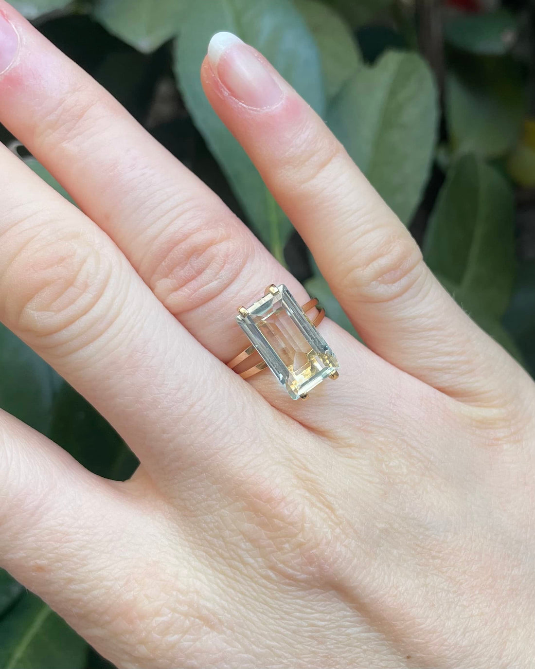 Bague Cocktail Aigue-Marine 5.70 Carats &quot;Shana&quot;