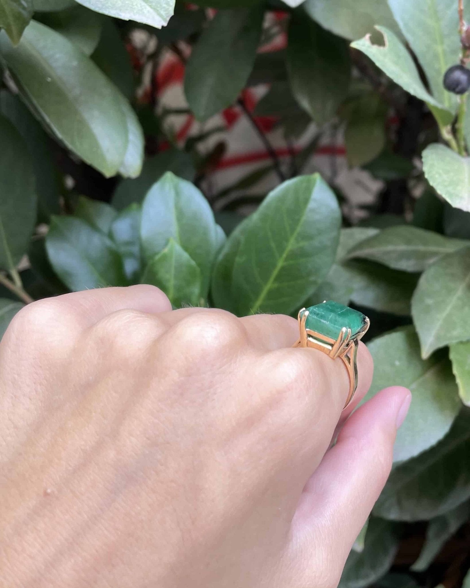 Bague Cocktail Emeraude 11.5 Carats "Tatia" - Elliade Paris