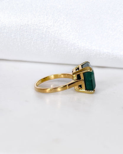 Bague Cocktail Émeraude 5.40 carats &quot;Shay&quot; - Elliade Paris