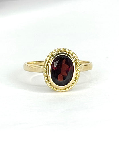 Bague Cocktail Grenat 1.90 carat "Lucia" - Elliade Paris
