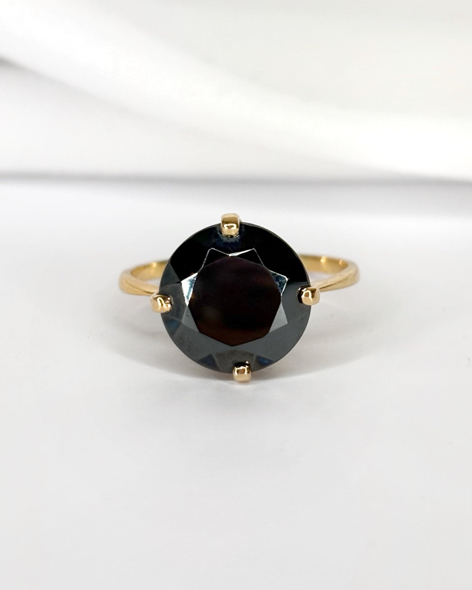 Bague Cocktail Hématite 5 carats "Jane" - Elliade Paris