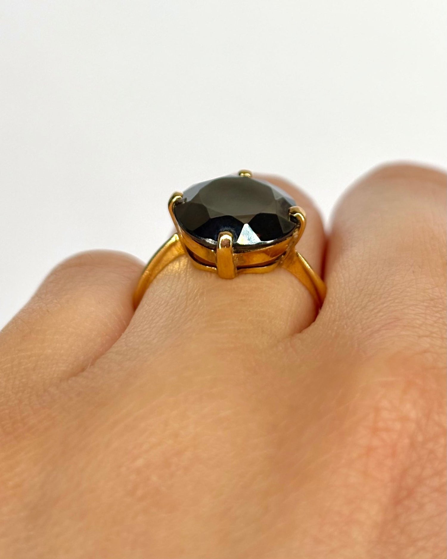 Bague Cocktail Hématite 5 carats "Jane" - Elliade Paris