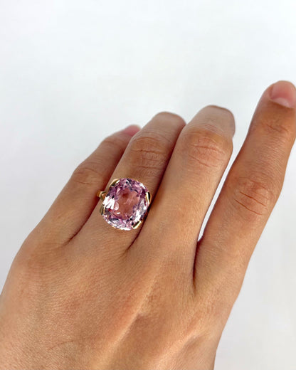 Bague Cocktail Morganite 9.70 carats "Celine" - Elliade Paris