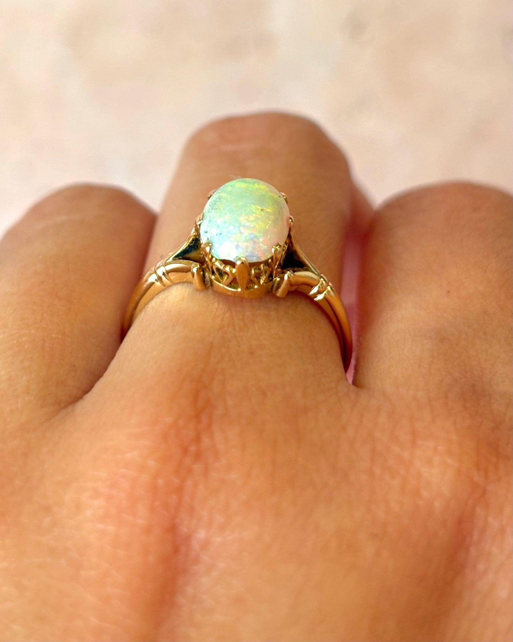 Bague Cocktail Opale 0.95 carat "Alba" - Elliade Paris