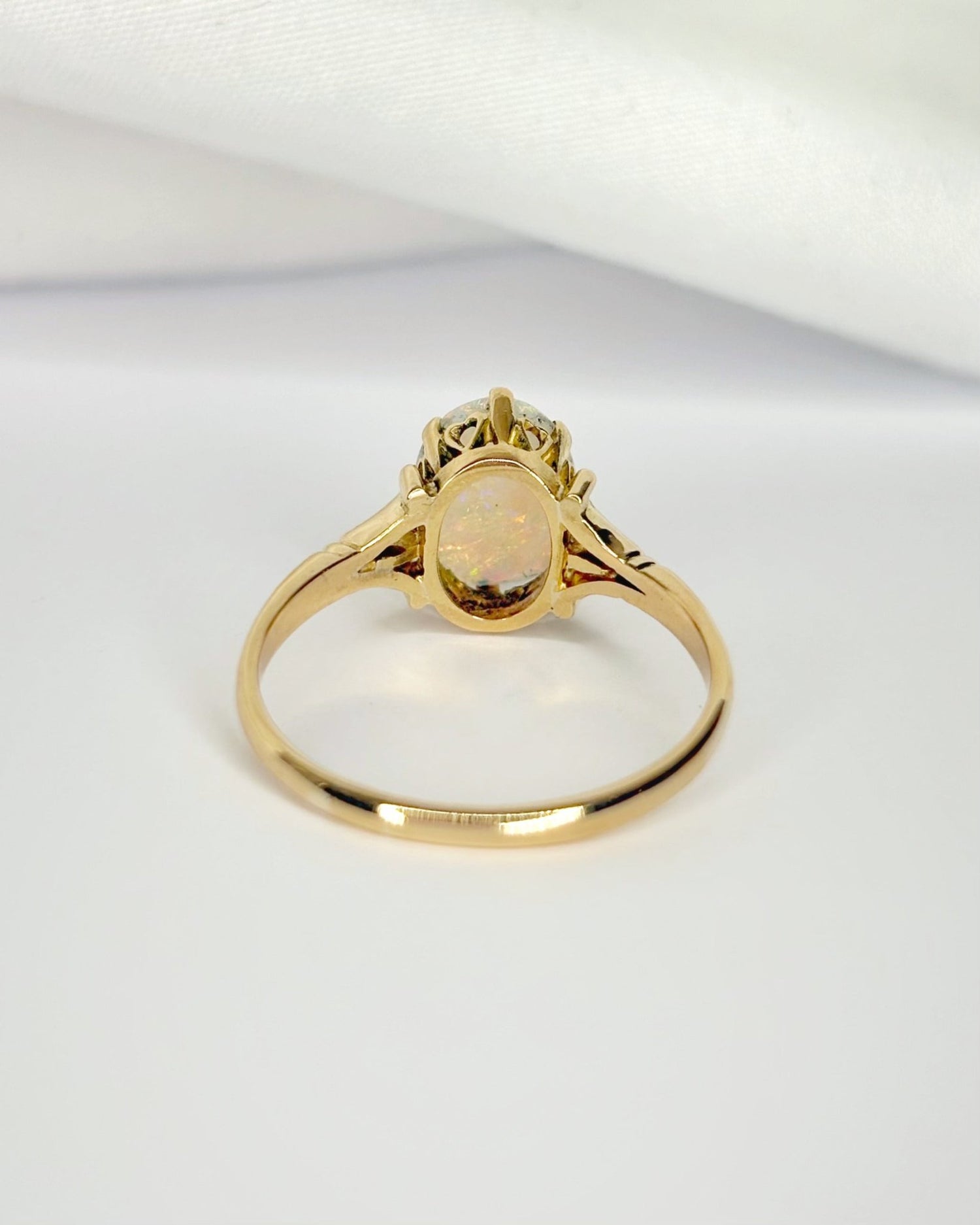 Bague Cocktail Opale 0.95 carat "Alba" - Elliade Paris