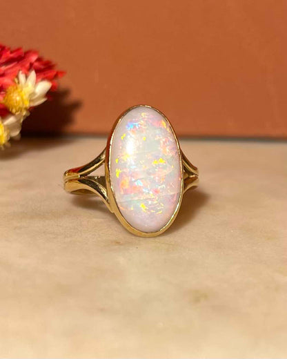 Bague vintage Opale 4 carats &quot;Maella&quot;