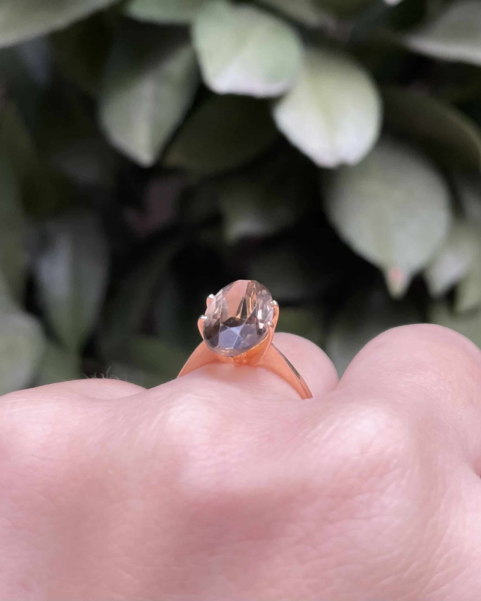 Bague Cocktail Quartz fumé 3.15 Carats &quot;Bielle&quot; - Elliade Paris
