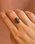 Bague Cocktail Quartz Fumé 4.92 carats "Elodie" - Elliade Paris