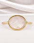 Bague Cocktail Quartz Rose 3.30 carats "Elsa" - Elliade Paris
