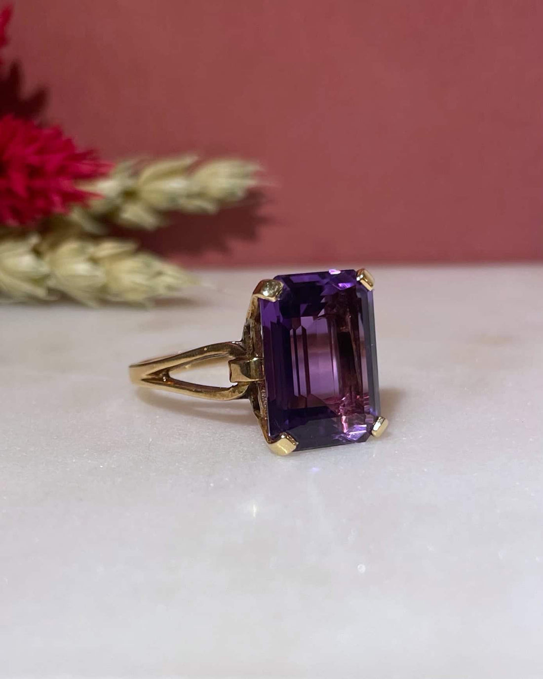 Bague Cocktail Améthyste 6.10 carats &quot;Paolina&quot;