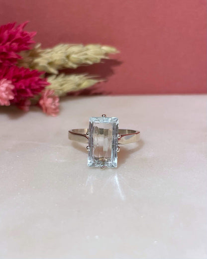 &quot;Léa&quot; 2.45 carat Aquamarine Cocktail Ring