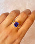 Bague Cocktail Tanzanite 2.86 carats & Diamants "Malika" - Elliade Paris