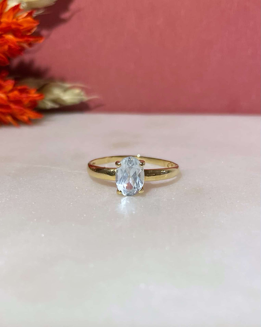 Bague Cocktail Topaze 1 carat &quot;Marilys&quot; - Elliade Paris