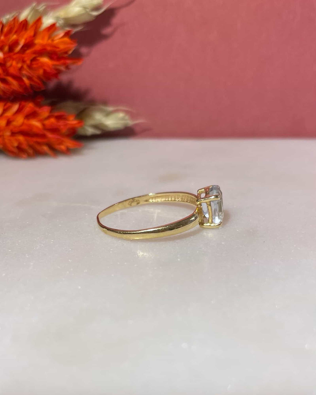 Bague Cocktail Topaze 1 carat &quot;Marilys&quot; - Elliade Paris