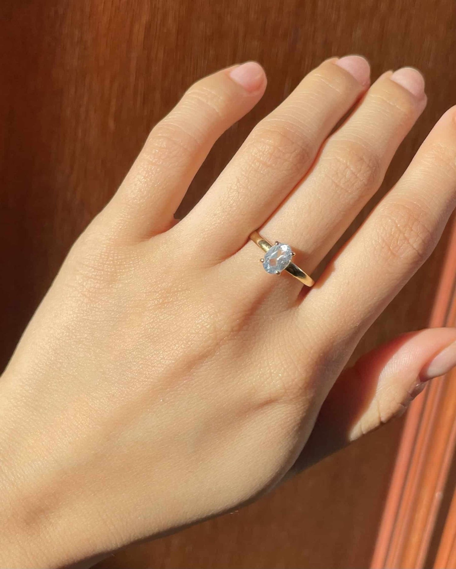 Bague Cocktail Topaze 1 carat &quot;Marilys&quot; - Elliade Paris