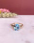 Bague Cocktail Topaze 2.60 carats & Diamants "Aristide" - Elliade Paris