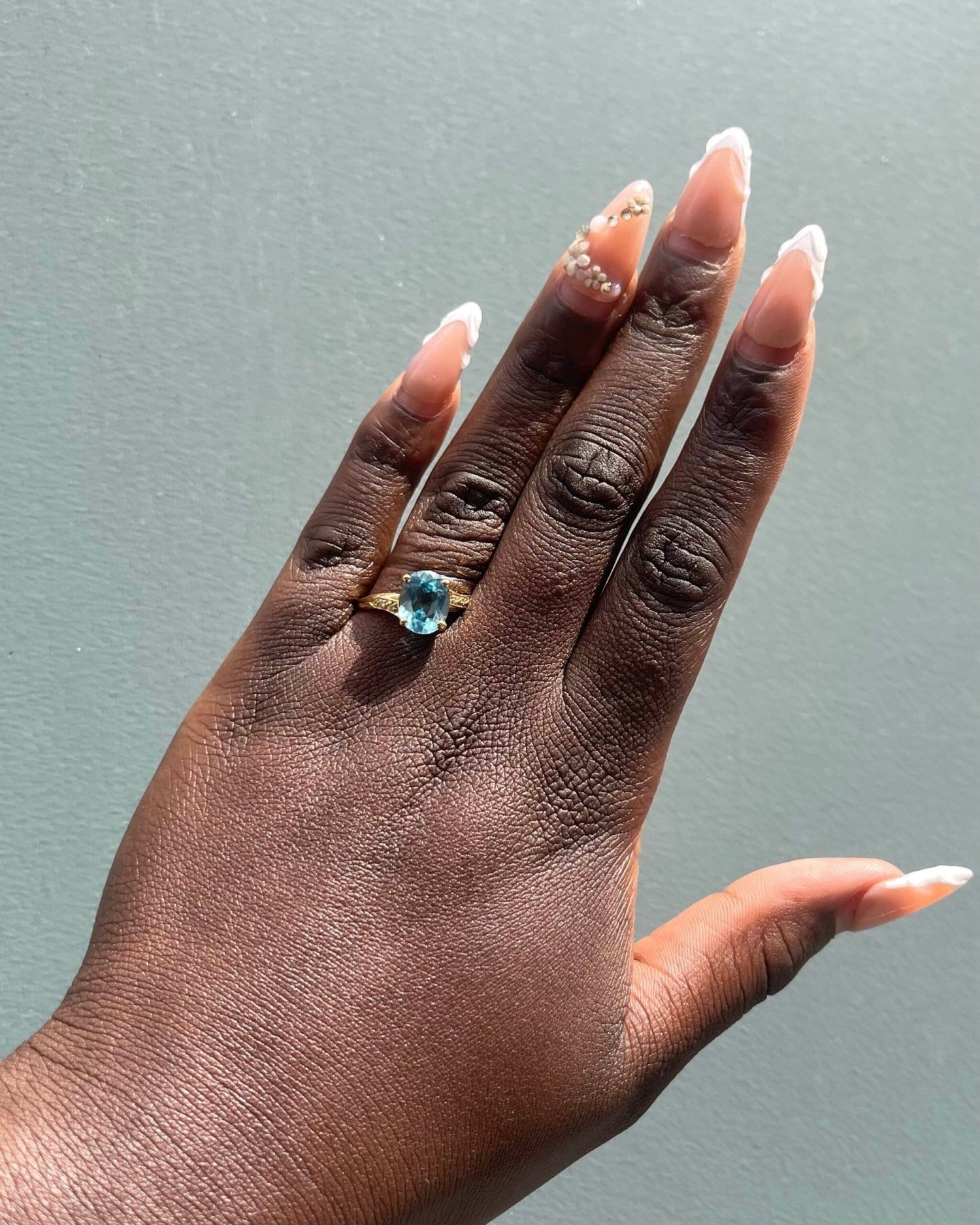 Bague Cocktail Topaze 2.60 carats &amp; Diamants &quot;Aristide&quot; - Elliade Paris