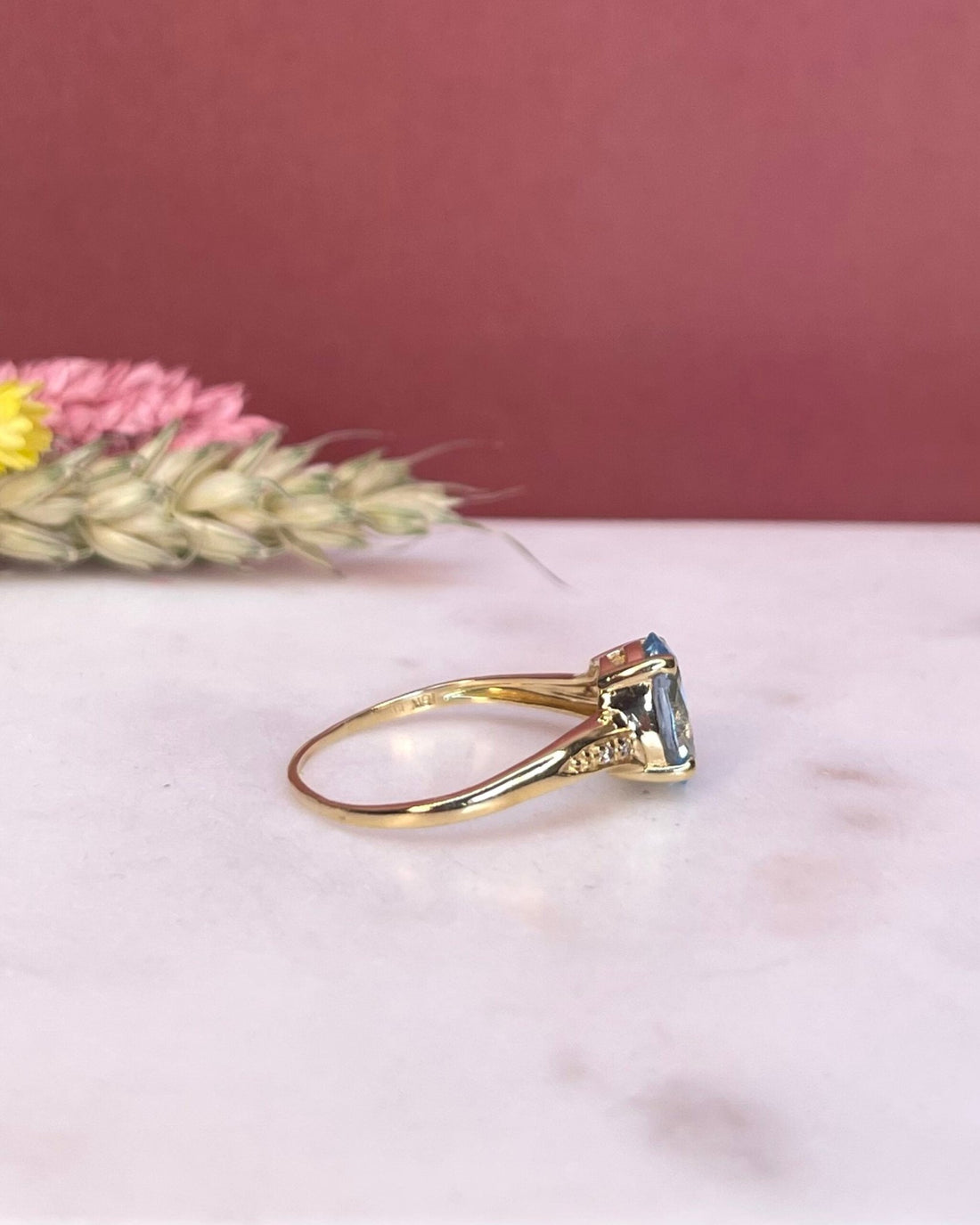 Bague Cocktail Topaze 2.60 carats &amp; Diamants &quot;Aristide&quot; - Elliade Paris