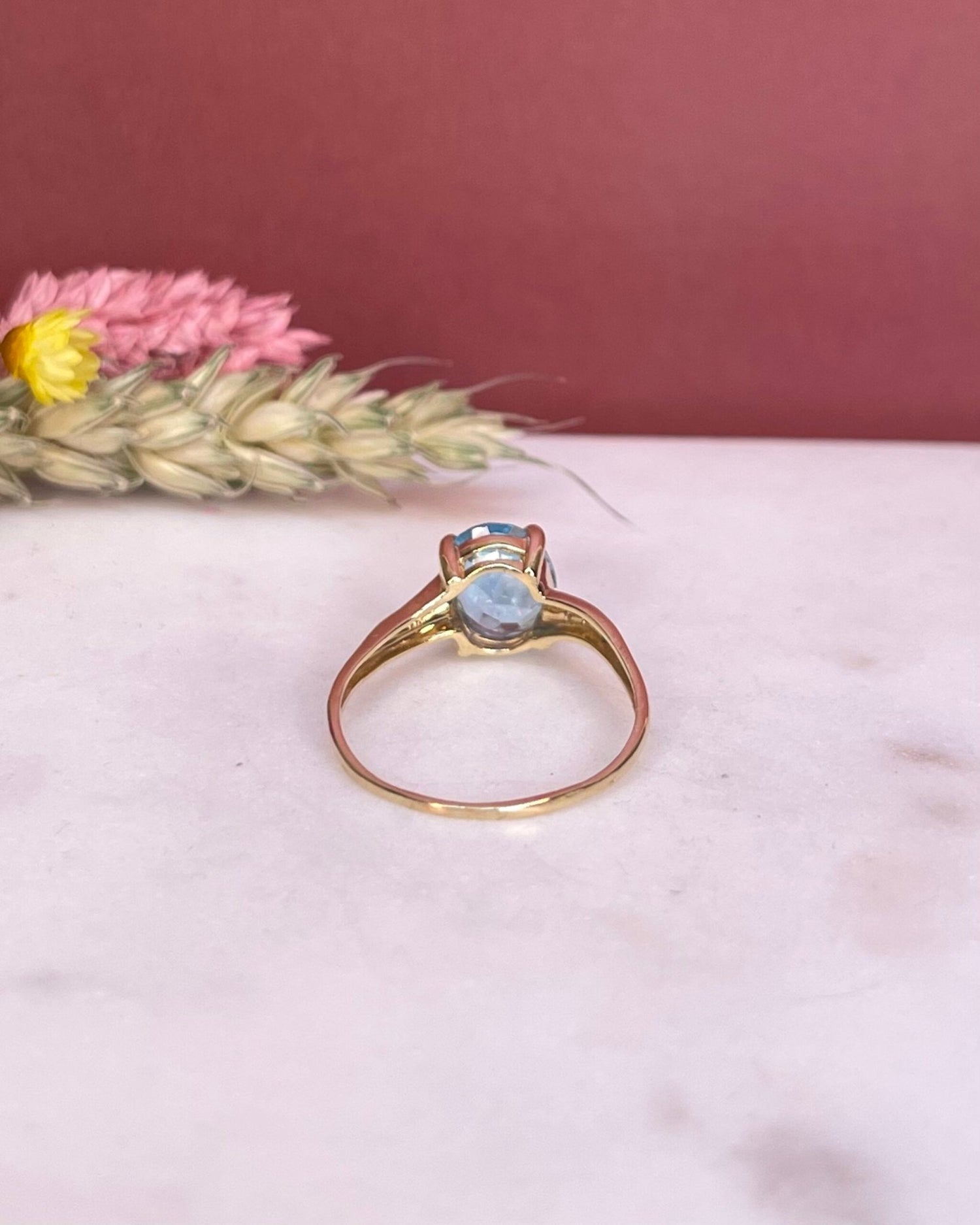 Bague Cocktail Topaze 2.60 carats &amp; Diamants &quot;Aristide&quot; - Elliade Paris