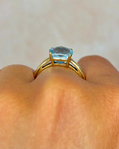 Bague Cocktail Topaze 4.65 carats "Gabriella" - Elliade Paris