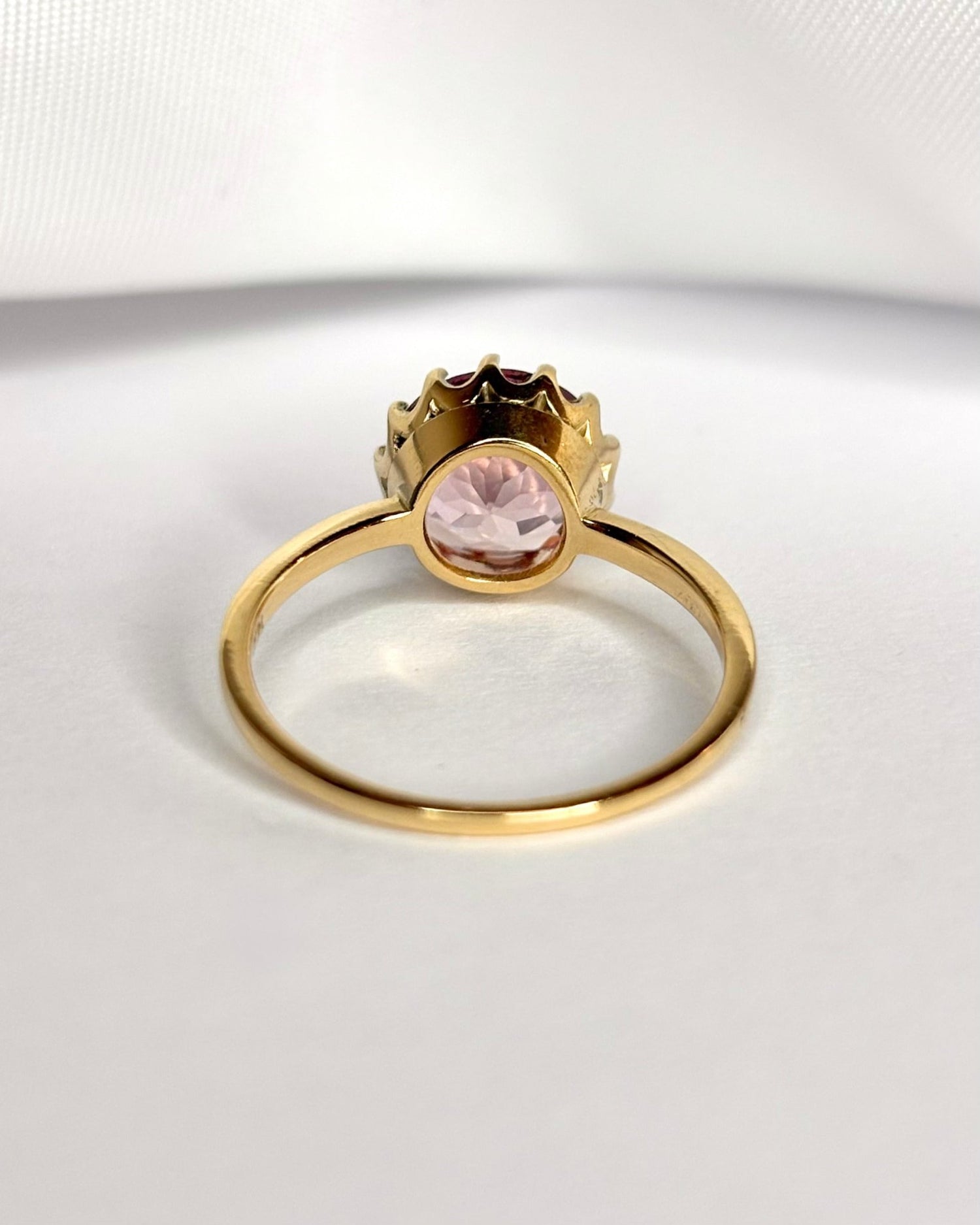 Bague Cocktail Tourmaline Rose 2 carats "Romy" - Elliade Paris