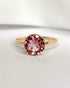 Bague Cocktail Tourmaline Rose 2 carats "Romy" - Elliade Paris