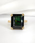 Bague Cocktail Tourmaline Verte 8.35 carats "Emma" - Elliade Paris