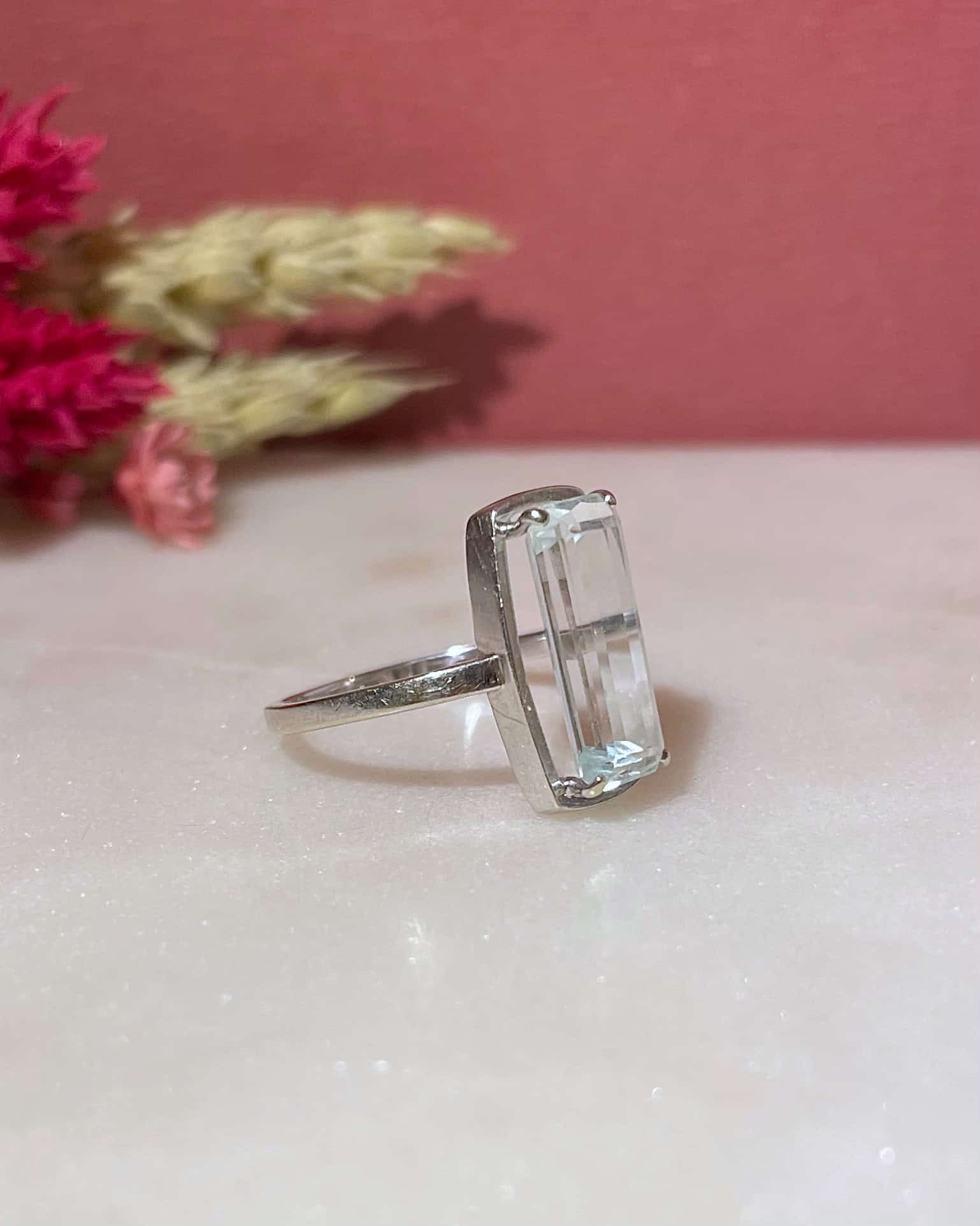 Bague Cocktail Aigue-Marine 2.85 carats "Ézaé"