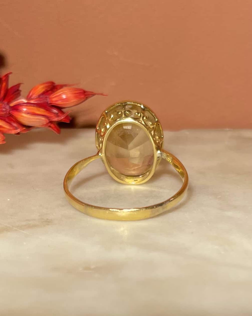 Bague Cocktail Citrine 6.75 carats "Shana" - Elliade Paris