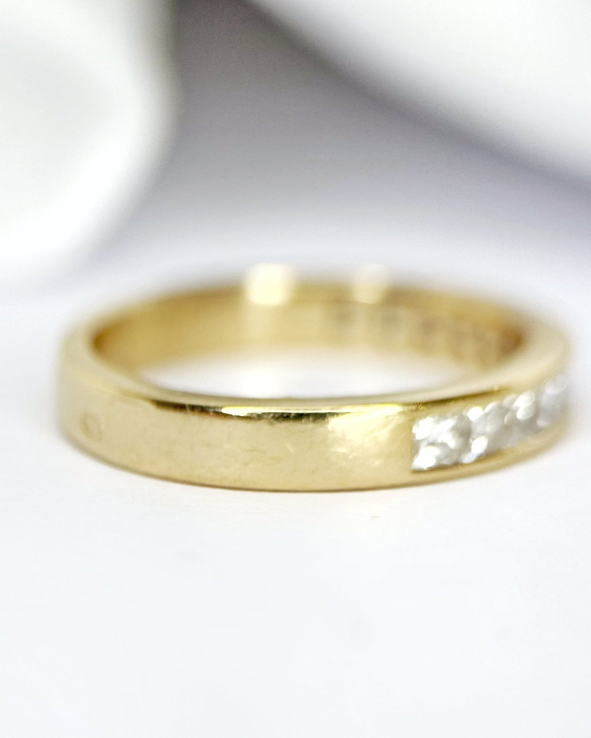 Bague Demi-Alliance Diamants 0.52 carat "Juan" - Elliade Paris